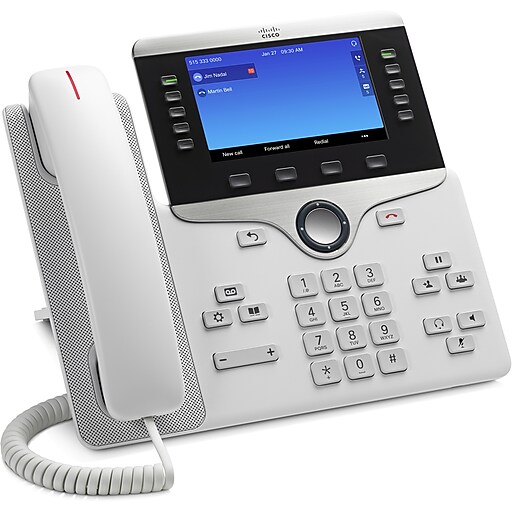 Cisco 8841 IP Phone, Cable, Wall Mountable, Desktop (CP88413PCCK9=) at Staples