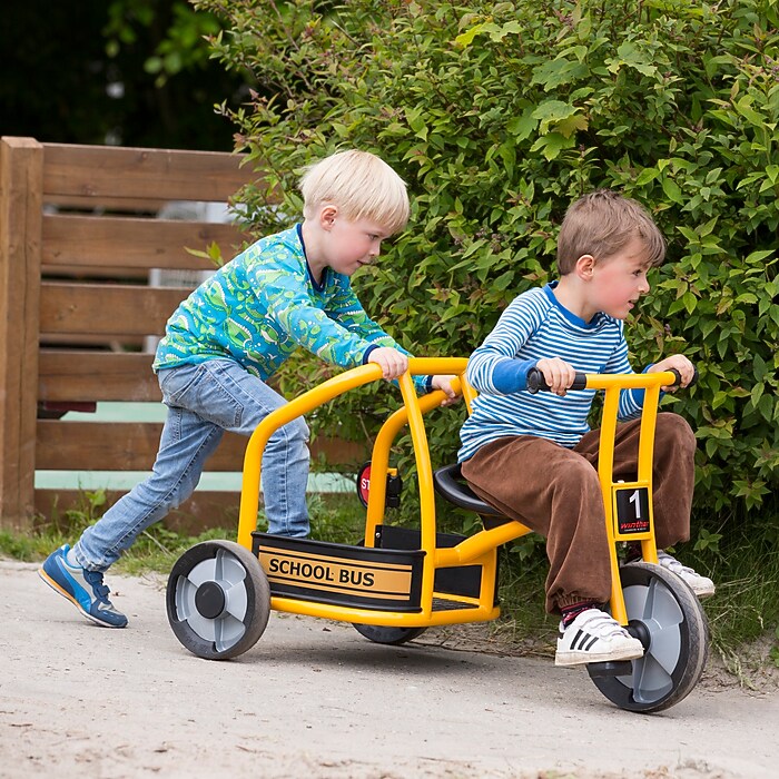 Winther Circleline School Bus Tricycle, Yellow (WIN565) | Staples