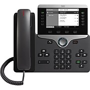 Cisco 8811 IP Phone, Cable, Wall Mountable, Desktop, Charcoal (CP-8811-3PCC-K9=)