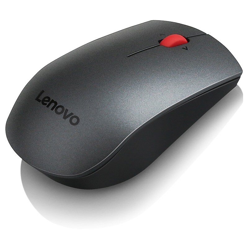 Lenovo Professional Wireless Ergonomic Ambidextrous Laser USB Mouse, Black (4X30H56886) image 1