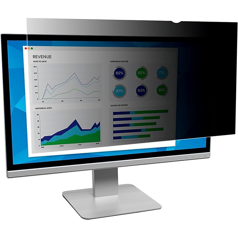 3M™ Privacy Filter for 21.5" Widescreen Monitor Portrait (16:9) (PF215W9P) image 1