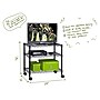 Honey-Can-Do 3-Shelf Metal Mobile A/V Cart, Black (CRT-09693)~#|#~m006981821_sc7