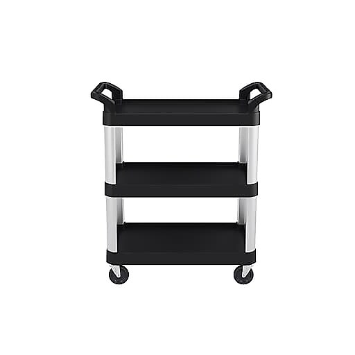 Suncast Commercial Three Shelf Service Cart, 20" x 34" (RC2030) Staples