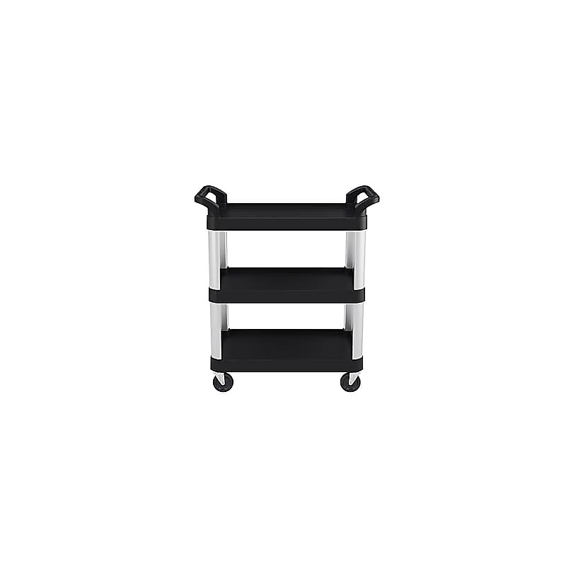 Suncast Commercial Three Shelf Service Cart, 20" x 34" (RC2030) image 1