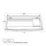 Kensington® SmartFit® Under-Desk Keyboard Drawer, Black (60004)~#|#~m006984320_sc7