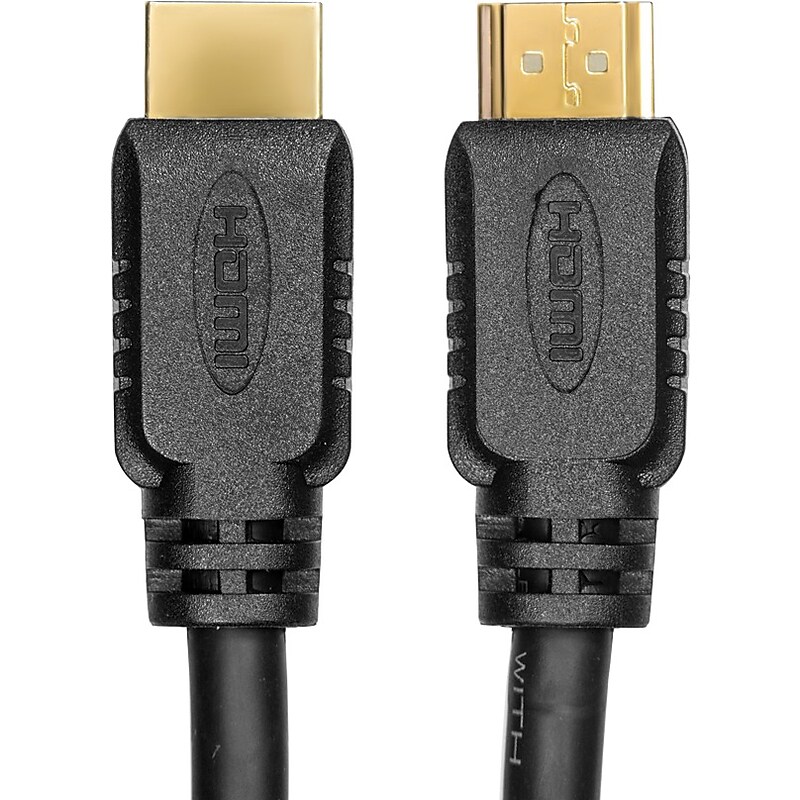 Rocstor Premium High-Speed 10' HDMI Audio/Video Cable, Male to Male, Black (Y10C161-B1) image 1