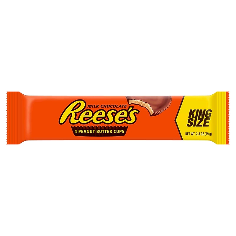 Reese's King Size Peanut Butter Cups, 2.8 oz., 24/Box (HEC48000) image 1
