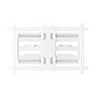Kanto PDX650W Full Motion Mount for 37" to 75" TVs White~#|#~m006986826_sc7