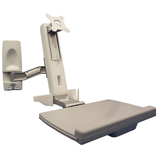 Amer Mounts™ AMR1WS 24" Flat Panel Monitor Wall Mount Workstation