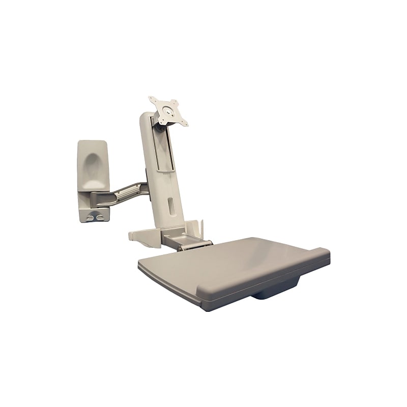 Amer Mounts™ AMR1WS 24" Flat Panel Monitor Wall Mount Workstation System image 1