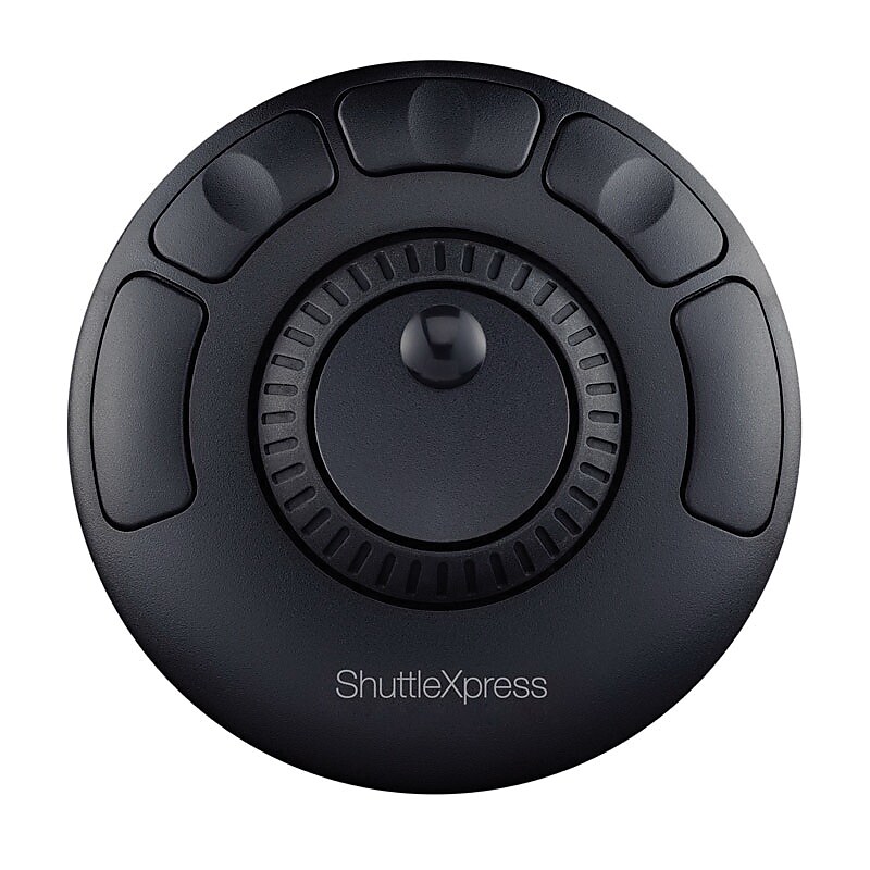 Contour ShuttleXpress USB 5 Button Multi-Media Controller, Black (0-00496) image 1