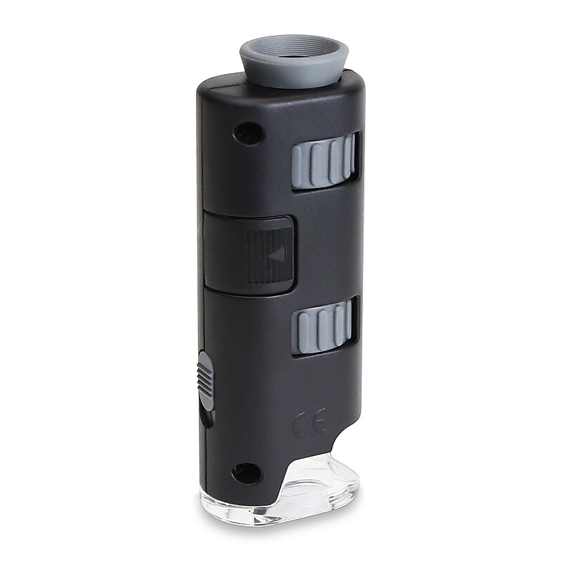 Carson Optical Micromax LED 60x-75x Pocket Microscope, Black (MM-200) image 1