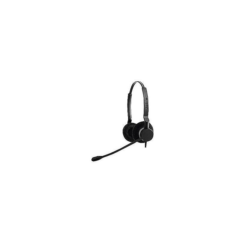 Jabra Biz 2300 Noise Canceling Stereo Computer Headset, On Ear, Black (2399-829-109) image 1
