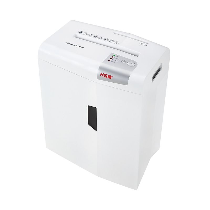 HSM shredstar X10 10-Sheet Cross-Cut Personal Shredder (HSMX10) image 1