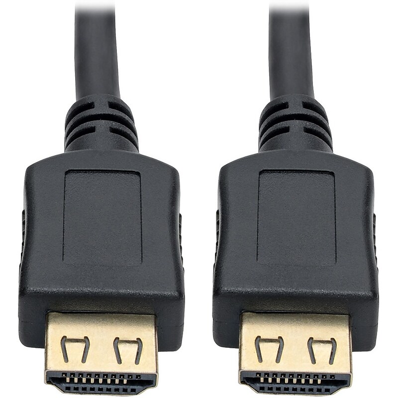 Tripp Lite High-Speed HDMI Cable, 3 ft., with Gripping Connectors, 4K, M/M, Black image 1