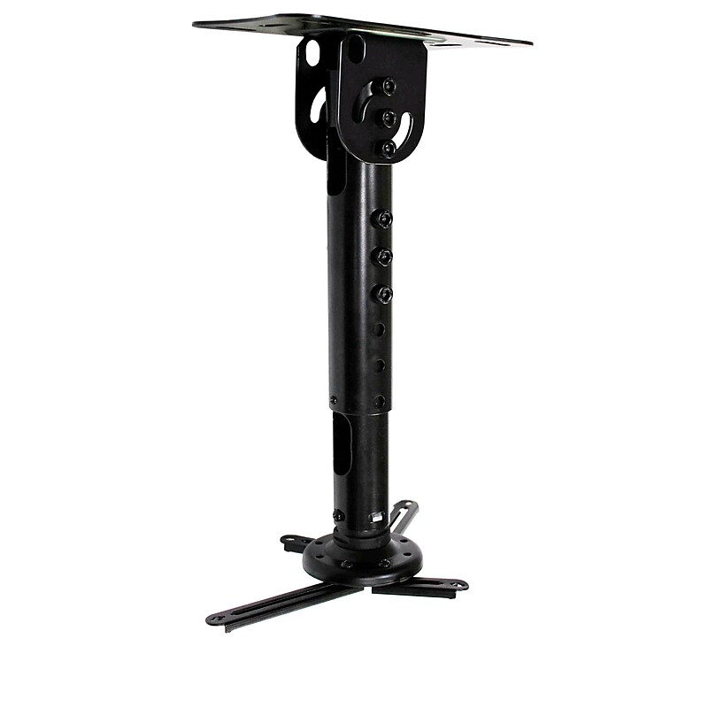 Kanto P301 Universal Projector Mount for sloped ceilings Black image 1