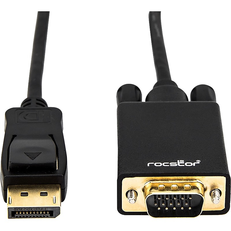 Rocstor DisplayPort/VGA Video Cable (Y10A172-B1) image 1