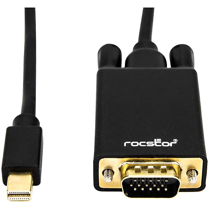 Rocstor Mini DisplayPort/VGA Video Cable (Y10C163-B1) image 1