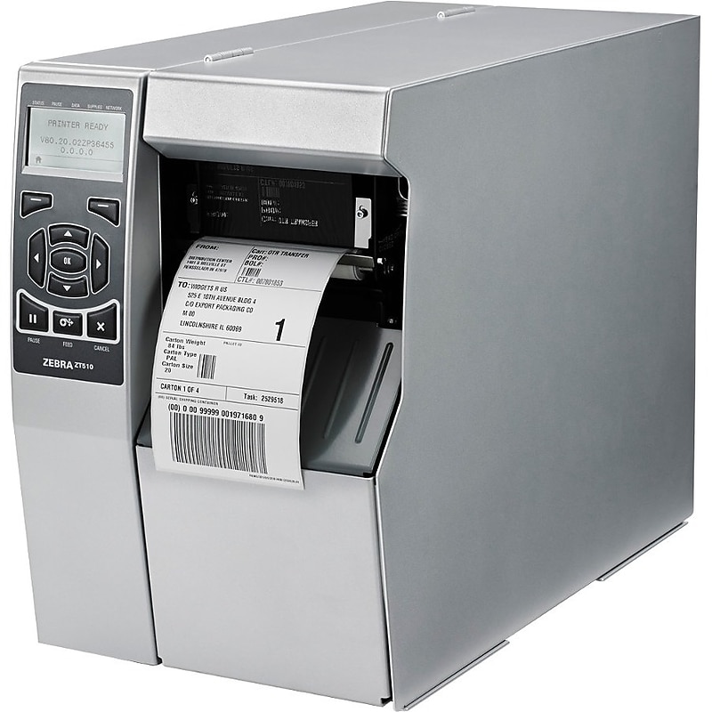 Zebra ZT510 Direct Thermal/Thermal Transfer Printer, Monochrome, Label Print (ZT51043-T010000Z) image 1