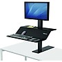 Fellowes Lotus VE Sit-Stand Single Manual Lift Workstation, Black (2750862)~#|#~m006995875_sc7