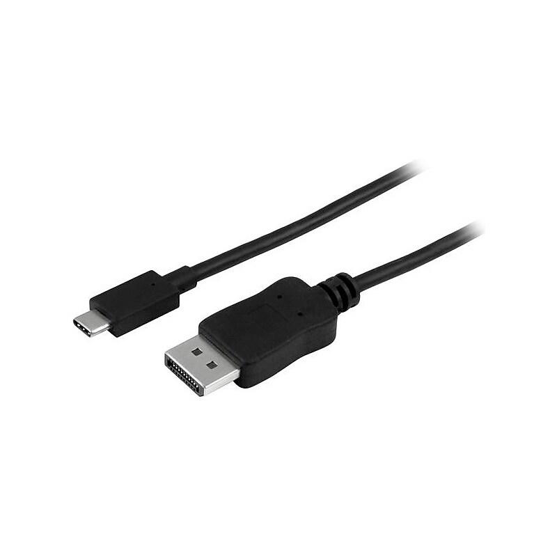 StarTech.com 3 m (10 ft.) USB-C to DisplayPort Cable, 4K 60Hz, Black (CDP2DPMM3MB) image 1