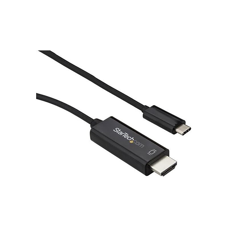 StarTech.com 3 m (10 ft.) USB-C to HDMI Cable, 4K at 60Hz, Black (CDP2HD3MBNL) image 1
