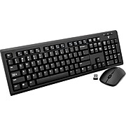 V7 Wireless Keyboard and Mouse Combo, Black (CKW200US)