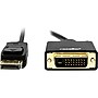 Rocstor Premium 6' Display Port to DVI-D Video Cable, Male to Male, Black (Y10C155-B1)~#|#~m006998052_sc7