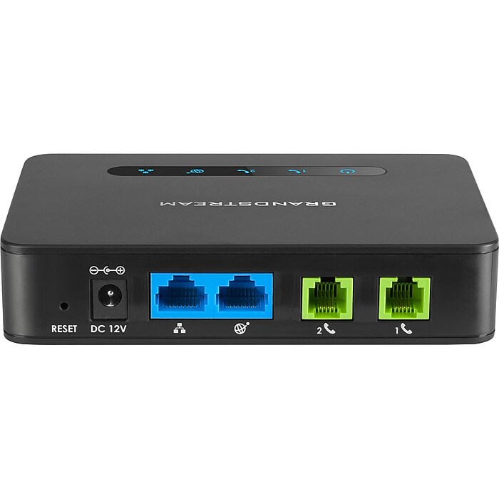 Grandstream Powerful 2-Port ATA with Gigabit NAT Router (HT812