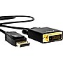 Rocstor Premium 6' Display Port to DVI-D Video Cable, Male to Male, Black (Y10C155-B1)~#|#~m006999450_sc7