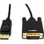 Rocstor Premium 6' Display Port to DVI-D Video Cable, Male to Male, Black (Y10C155-B1)~#|#~m007000606_sc7