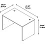 Bush Business Furniture Westfield 48W x 30D Desk, Hansen Cherry (WC24448)~#|#~m007003103_sc7