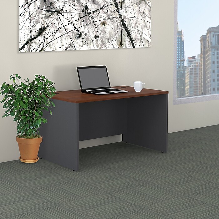 Bush Business Furniture Westfield 48W x 30D Desk, Hansen Cherry