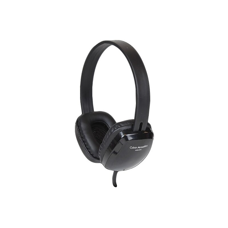 Cyber Acoustics Stereo Headphones, Black (ACM-6005) image 1