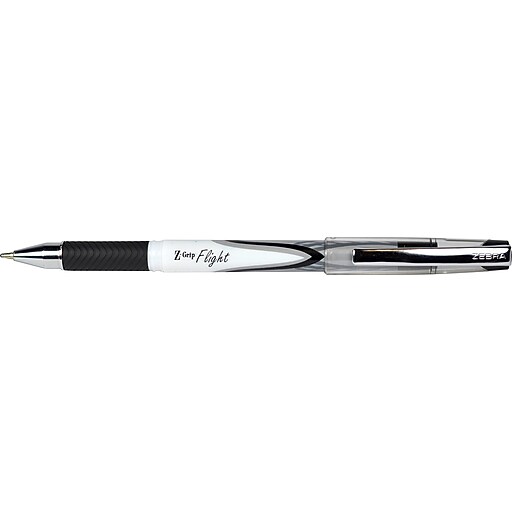 Zebra Pen ZGrip Flight Stick Ballpoint Pen, 1.2mm Bold Point, Black