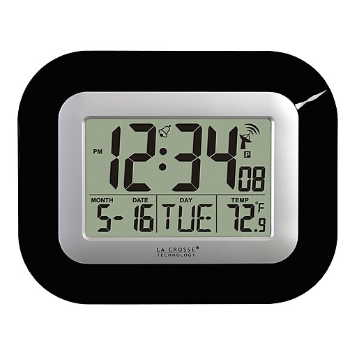 La Crosse Technology WT8005UB WWVB Digital Clock with IN temperature