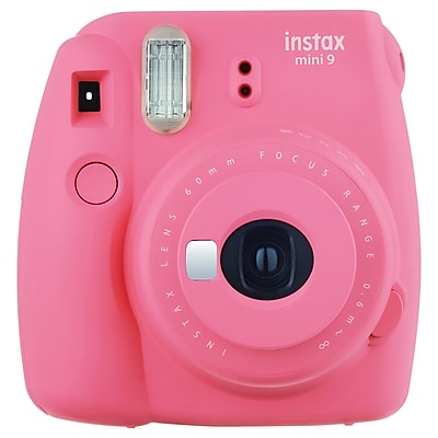 Fujifilm instax mini 9 Instant Camera Kit, 60 mm, Flamingo Pink