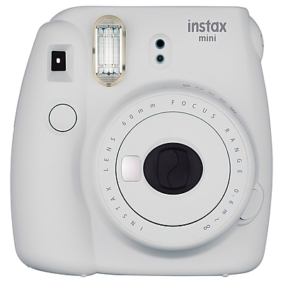 Fujifilm instax mini 9 Instant Camera Kit, 60 mm, Smoky White