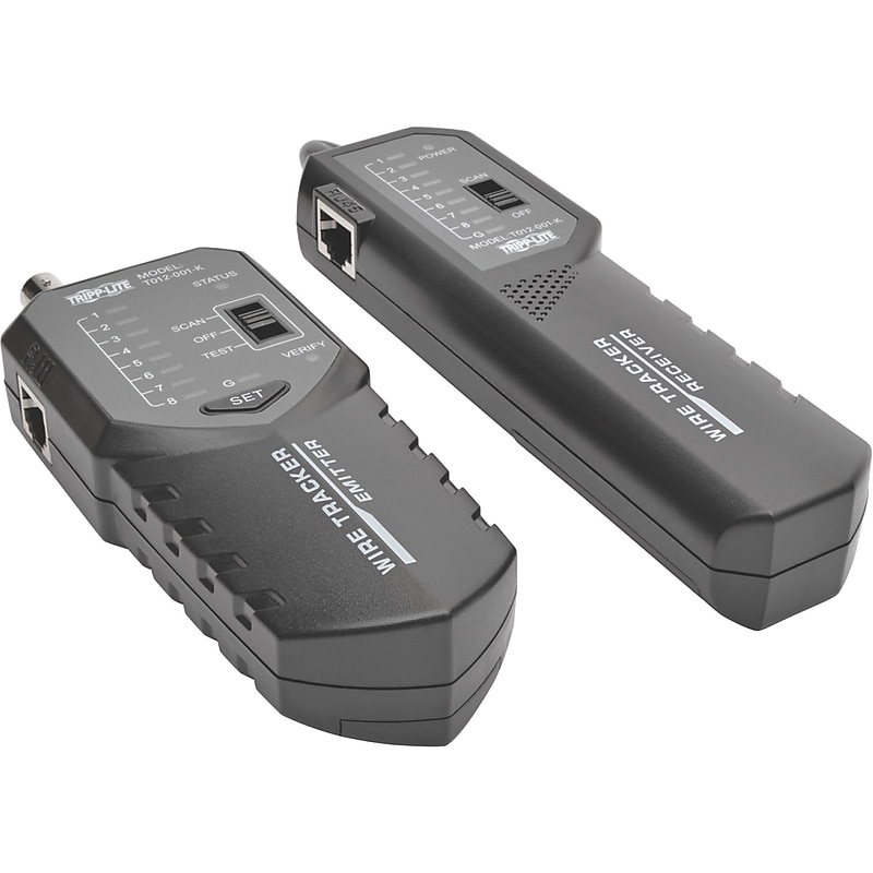 Tripp Lite Multi-Function Cable Tester with Wire Tracker and Tone Generator (T012-001-K) image 1