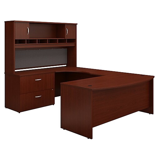 Shop Staples For Bush Business Westfield 72w Bowfront Lh U Station