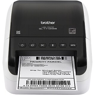 Rotolo Da 200 Etichette Per Spedizioni 4x6 Pollici DK-1241 Compatibili Brother QL-1110NWB (con Telaio Permanente)