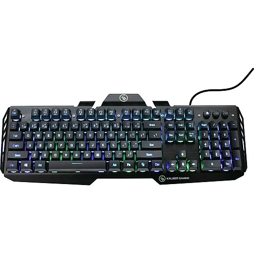 Kaliber Gaming HVER RGBAluminum Gaming Keyboard (GKB704RGB) at Staples