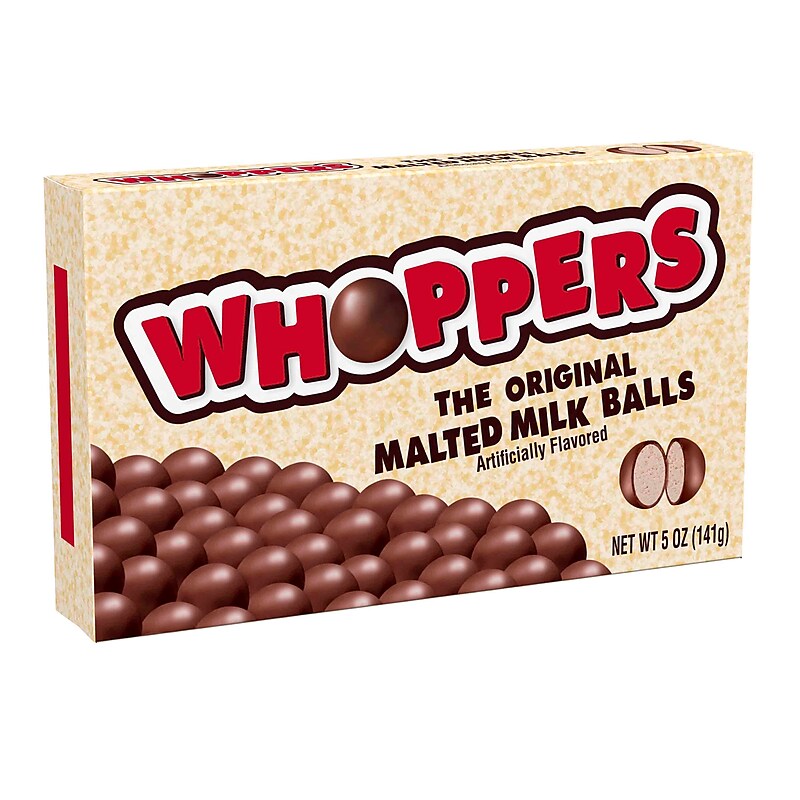 Whoppers Malted Milk Balls Milk Chocolate Pieces, 5 oz., 12/Box (HEC02440) image 1