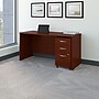 Bush Business Furniture Westfield 60W x 24D Office Desk with Mobile File Cabinet, Mahogany (SRC025MASU)~#|#~m007025511_sc7
