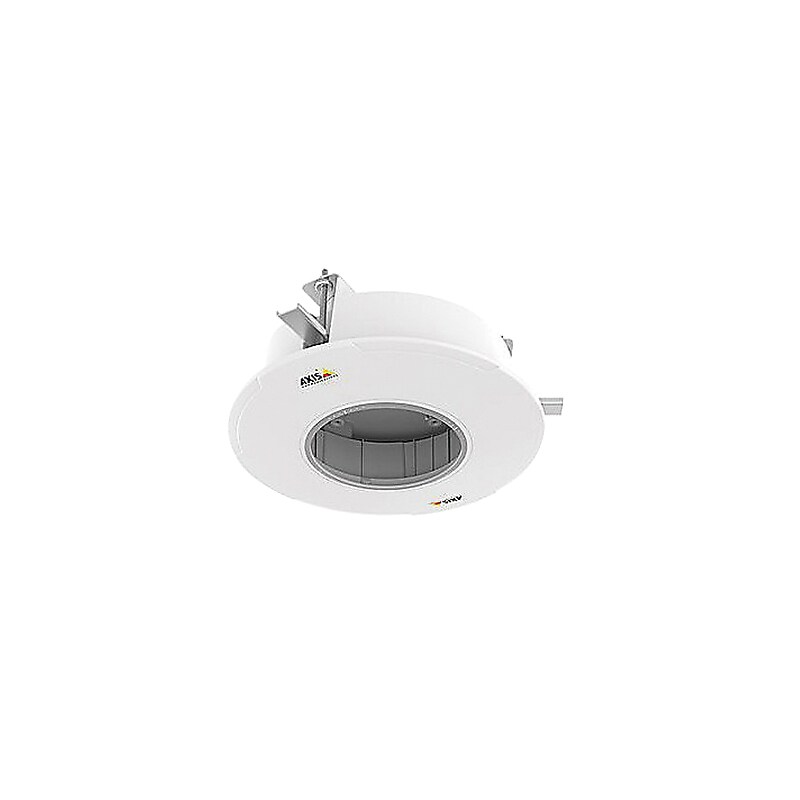 Axis Communications® T94P01L White Indoor/Outdoor Recessed Mount for M55 Series Network Dome Camera image 1