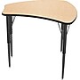 Balt Platinum Legs/Edgeband Small Shapes Desk Without Book Box, Fusion Maple (90580)~#|#~m007032819_sc7