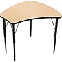 Balt Platinum Legs/Edgeband Small Shapes Desk Without Book Box, Fusion Maple (90580)~#|#~m007032820_sc7