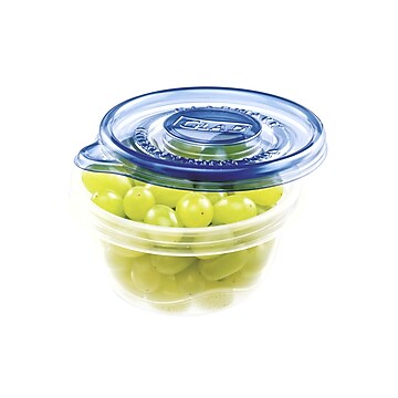 Glad® Mini Round Containers, 4 Oz., 8/Pack (70240)