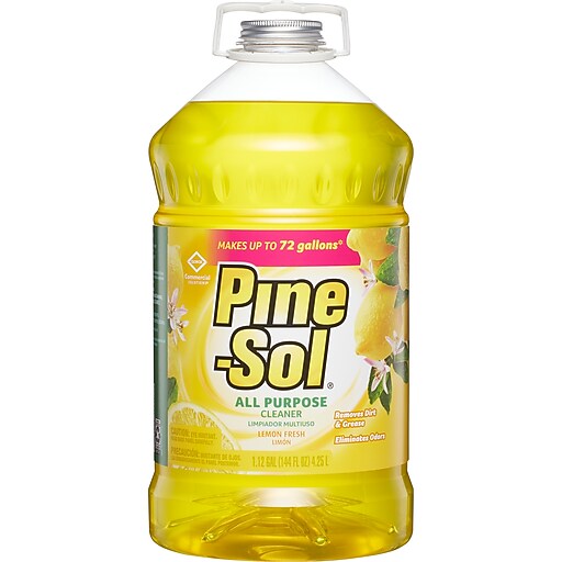 PineSol® All Purpose Cleaner, Lemon Fresh, 144 oz. Staples