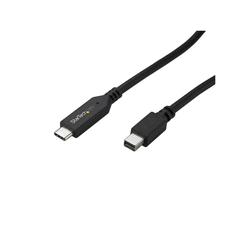 StarTech CDP2MDPMM6B 6' USB Type-C to Mini DisplayPort, Black image 1